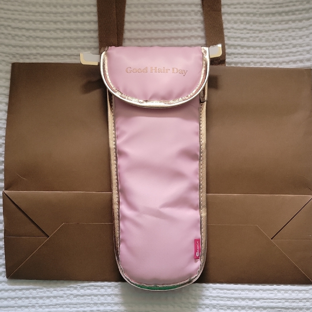 Pink Brown Hot Tools Bag